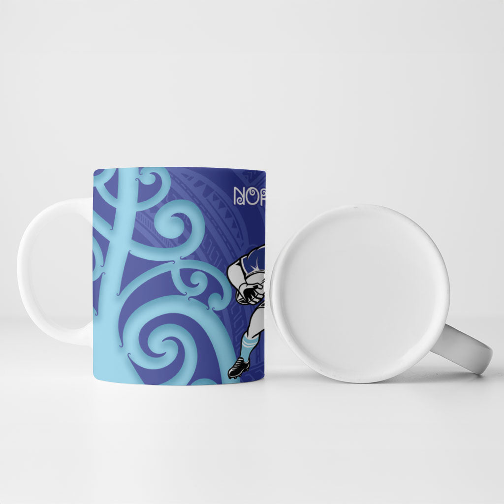 Northland Rugby New Zealand Ceramic Mug Aotearoa Maori Pukana Tiki Mascot