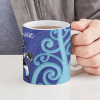 Northland Rugby New Zealand Ceramic Mug Aotearoa Maori Pukana Tiki Mascot