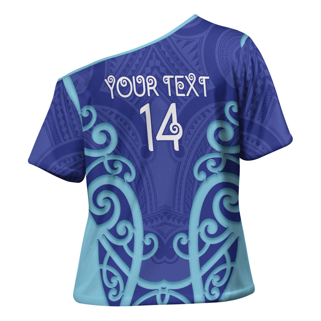 Northland Custom Rugby New Zealand Cross Shoulder Shirt Aotearoa Maori Pukana Tiki Mascot
