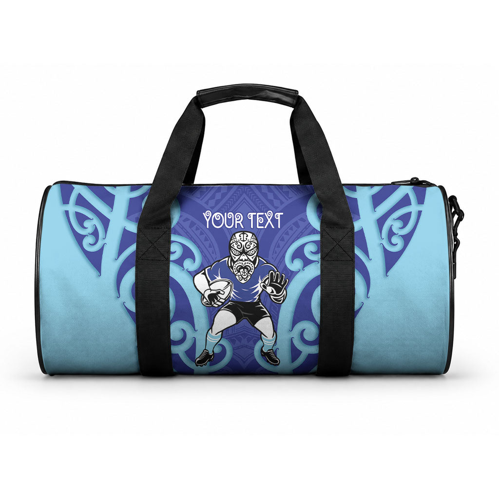 Northland Custom Rugby New Zealand Duffle Bag Aotearoa Maori Pukana Tiki Mascot