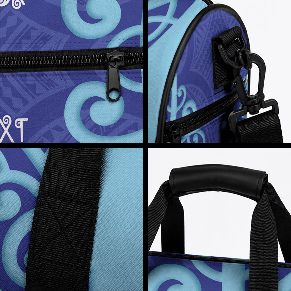 Northland Custom Rugby New Zealand Duffle Bag Aotearoa Maori Pukana Tiki Mascot