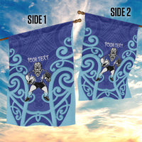 Northland Custom Rugby New Zealand Garden Flag Aotearoa Maori Pukana Tiki Mascot