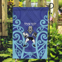 Northland Custom Rugby New Zealand Garden Flag Aotearoa Maori Pukana Tiki Mascot