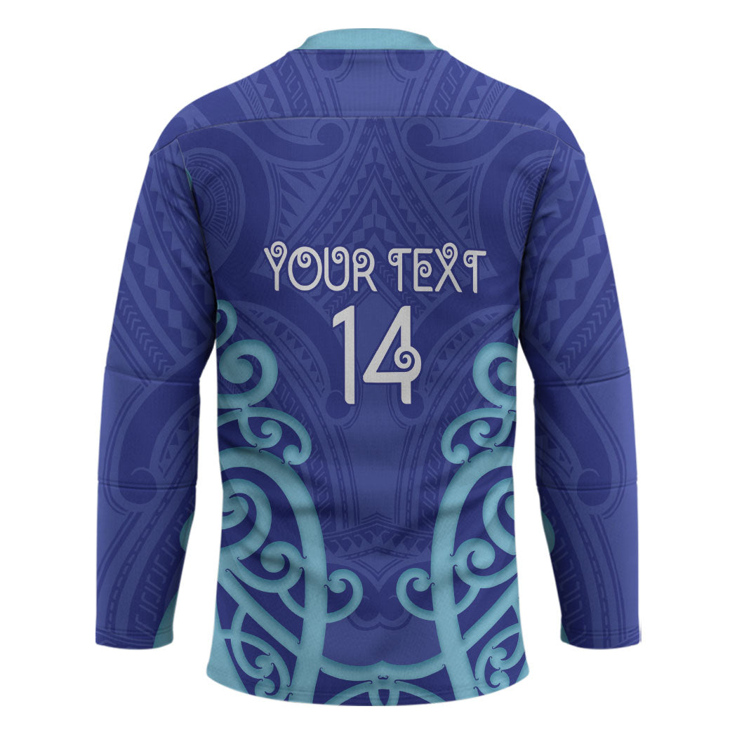 Northland Custom Rugby New Zealand Hockey Jersey Aotearoa Maori Pukana Tiki Mascot