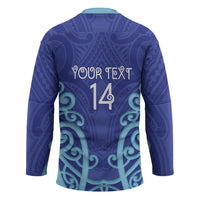 Northland Custom Rugby New Zealand Hockey Jersey Aotearoa Maori Pukana Tiki Mascot