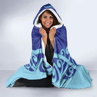 Northland Custom Rugby New Zealand Hooded Blanket Aotearoa Maori Pukana Tiki Mascot