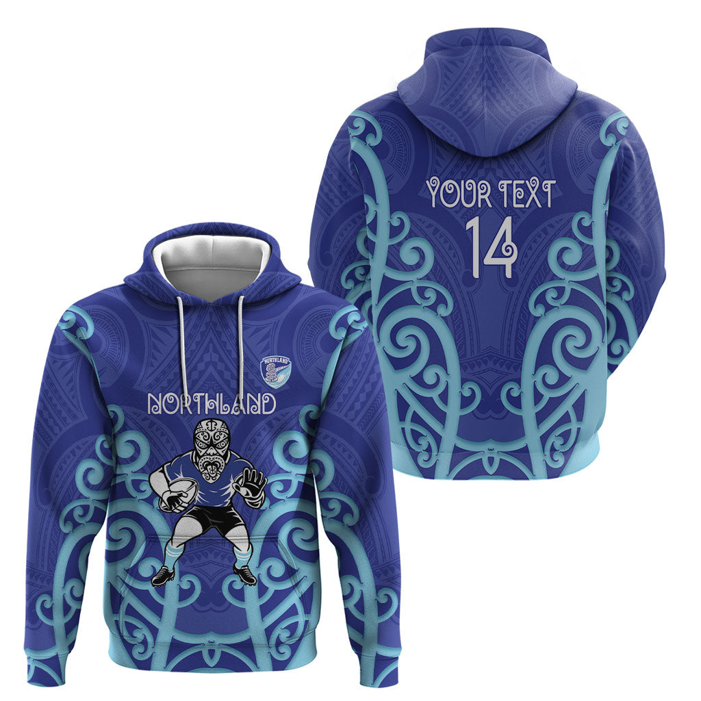 Northland Custom Rugby New Zealand Hoodie Aotearoa Maori Pukana Tiki Mascot