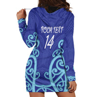 Northland Custom Rugby New Zealand Hoodie Dress Aotearoa Maori Pukana Tiki Mascot