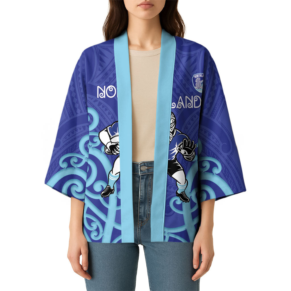 Northland Custom Rugby New Zealand Kimono Aotearoa Maori Pukana Tiki Mascot