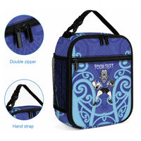 Northland Custom Rugby New Zealand Lunch Bag Aotearoa Maori Pukana Tiki Mascot