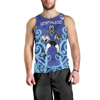 Northland Custom Rugby New Zealand Men Tank Top Aotearoa Maori Pukana Tiki Mascot
