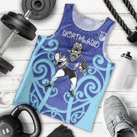 Northland Custom Rugby New Zealand Men Tank Top Aotearoa Maori Pukana Tiki Mascot