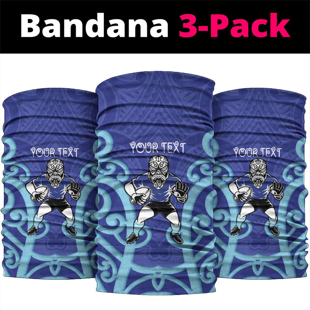 Northland Custom Rugby New Zealand Neck Gaiter Aotearoa Maori Pukana Tiki Mascot