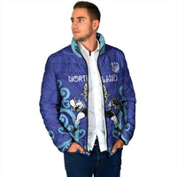 Northland Custom Rugby New Zealand Padded Jacket Aotearoa Maori Pukana Tiki Mascot