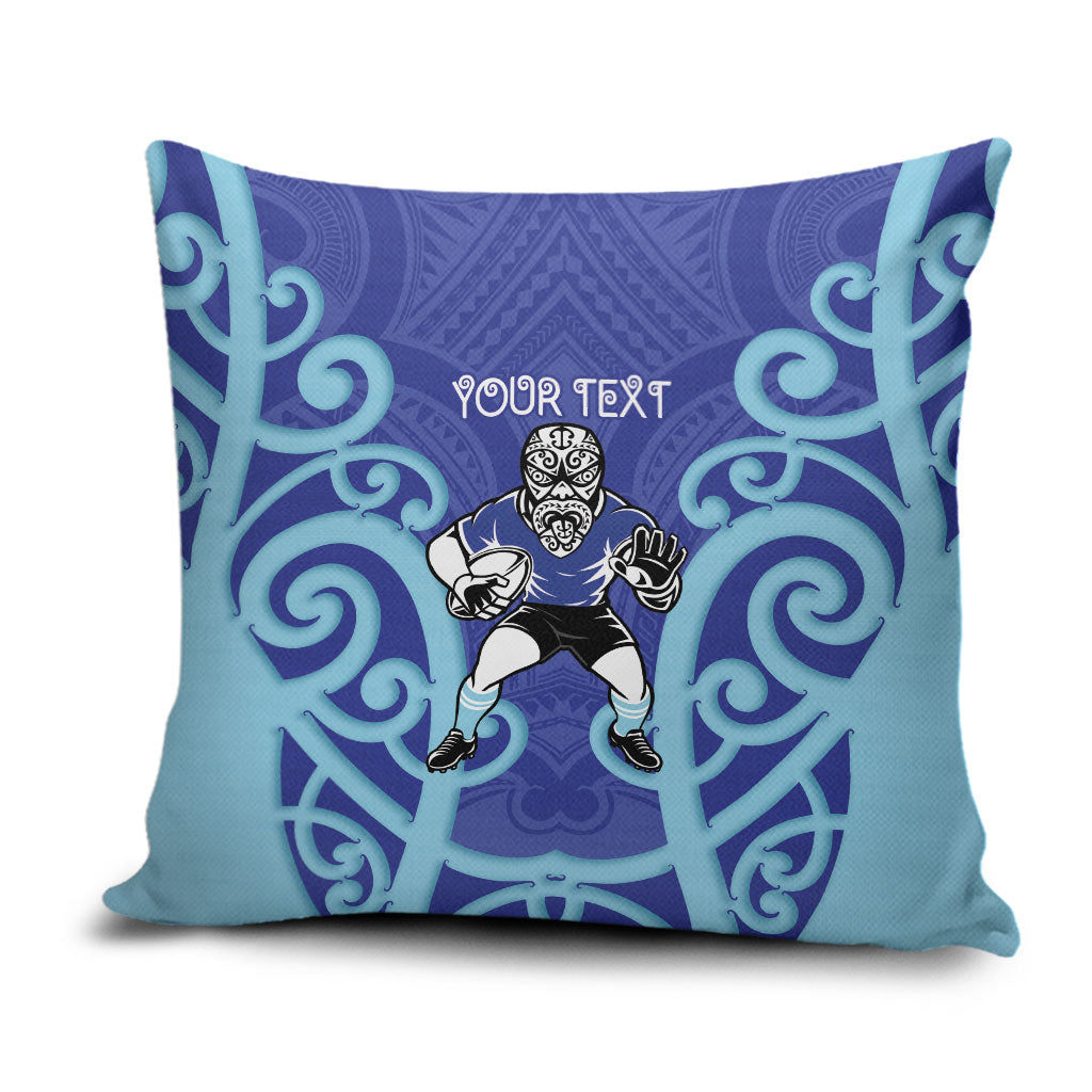 Northland Custom Rugby New Zealand Pillow Cover Aotearoa Maori Pukana Tiki Mascot