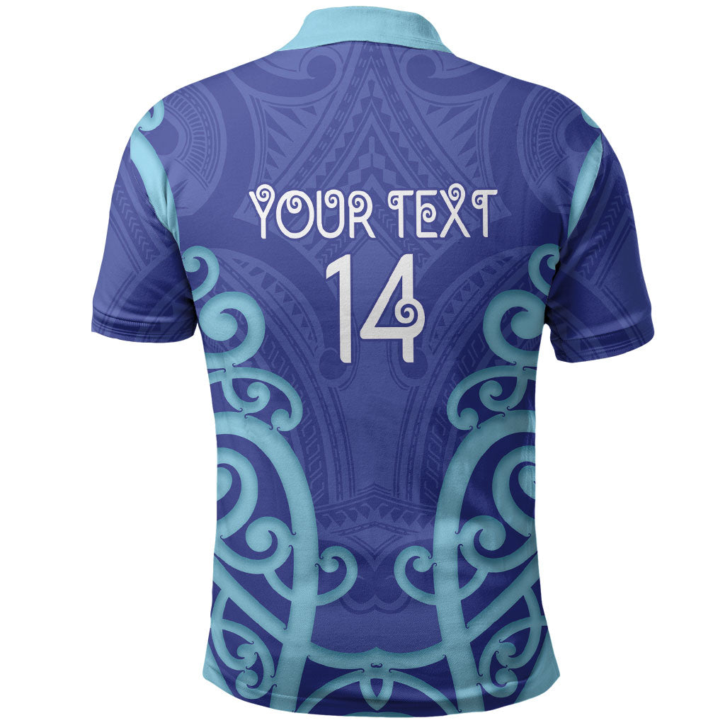 Northland Custom Rugby New Zealand Polo Shirt Aotearoa Maori Pukana Tiki Mascot