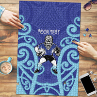 Northland Custom Rugby New Zealand Puzzle Aotearoa Maori Pukana Tiki Mascot