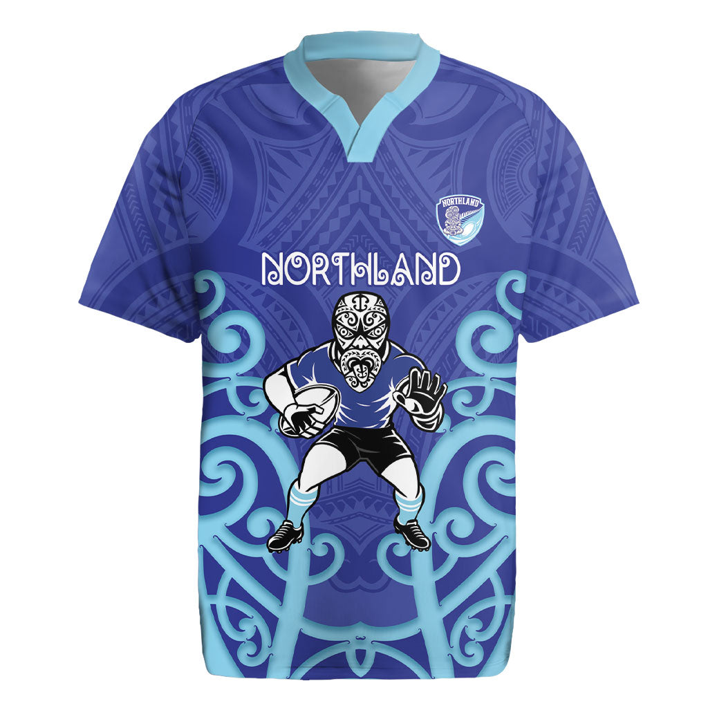 Northland Custom Rugby New Zealand Rugby Jersey Aotearoa Maori Pukana Tiki Mascot