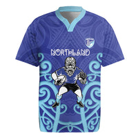 Northland Custom Rugby New Zealand Rugby Jersey Aotearoa Maori Pukana Tiki Mascot