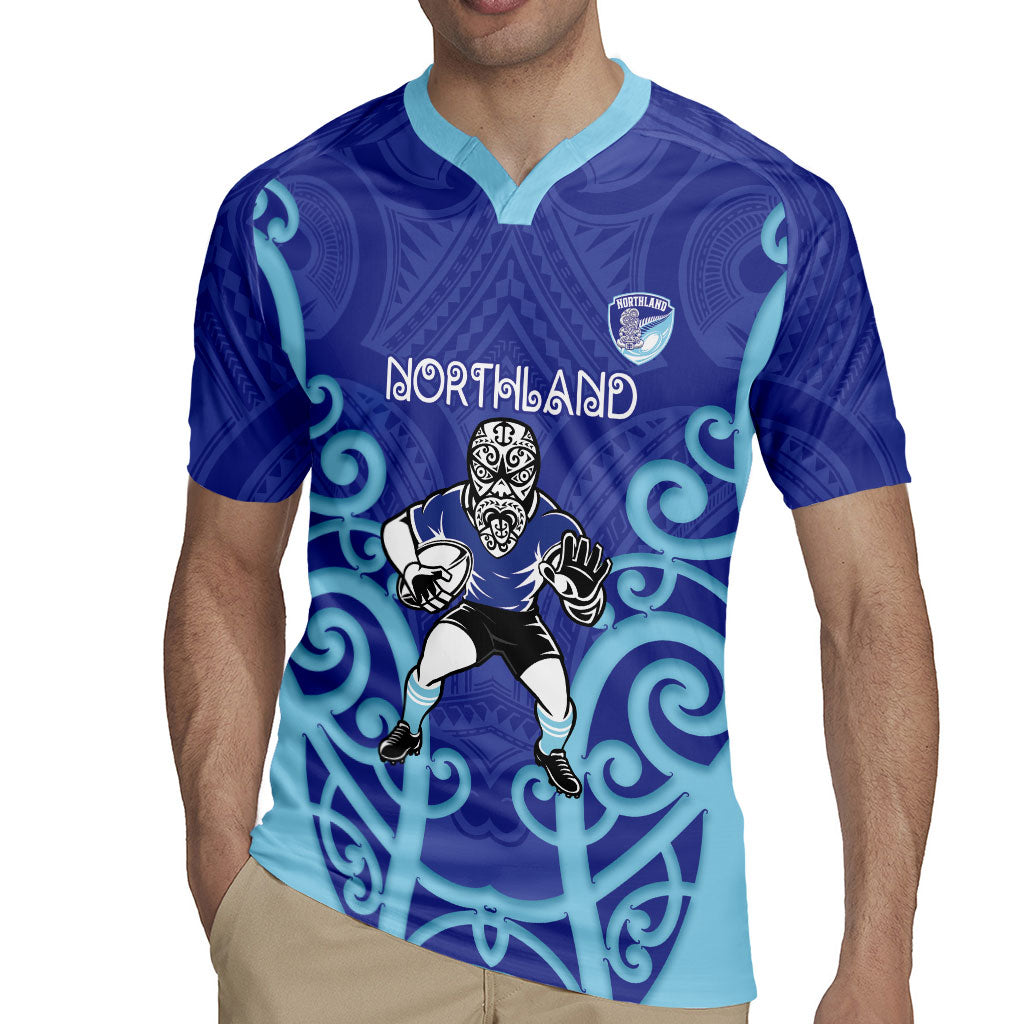 Northland Custom Rugby New Zealand Rugby Jersey Aotearoa Maori Pukana Tiki Mascot