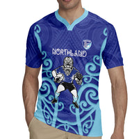Northland Custom Rugby New Zealand Rugby Jersey Aotearoa Maori Pukana Tiki Mascot