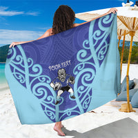 Northland Custom Rugby New Zealand Sarong Aotearoa Maori Pukana Tiki Mascot