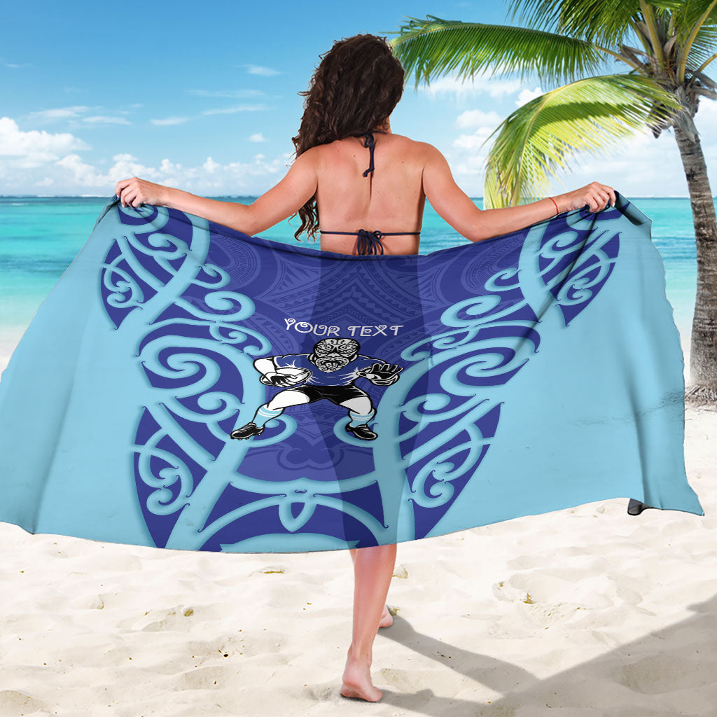 Northland Custom Rugby New Zealand Sarong Aotearoa Maori Pukana Tiki Mascot