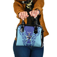 Northland Custom Rugby New Zealand Shoulder Handbag Aotearoa Maori Pukana Tiki Mascot