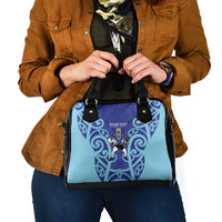 Northland Custom Rugby New Zealand Shoulder Handbag Aotearoa Maori Pukana Tiki Mascot