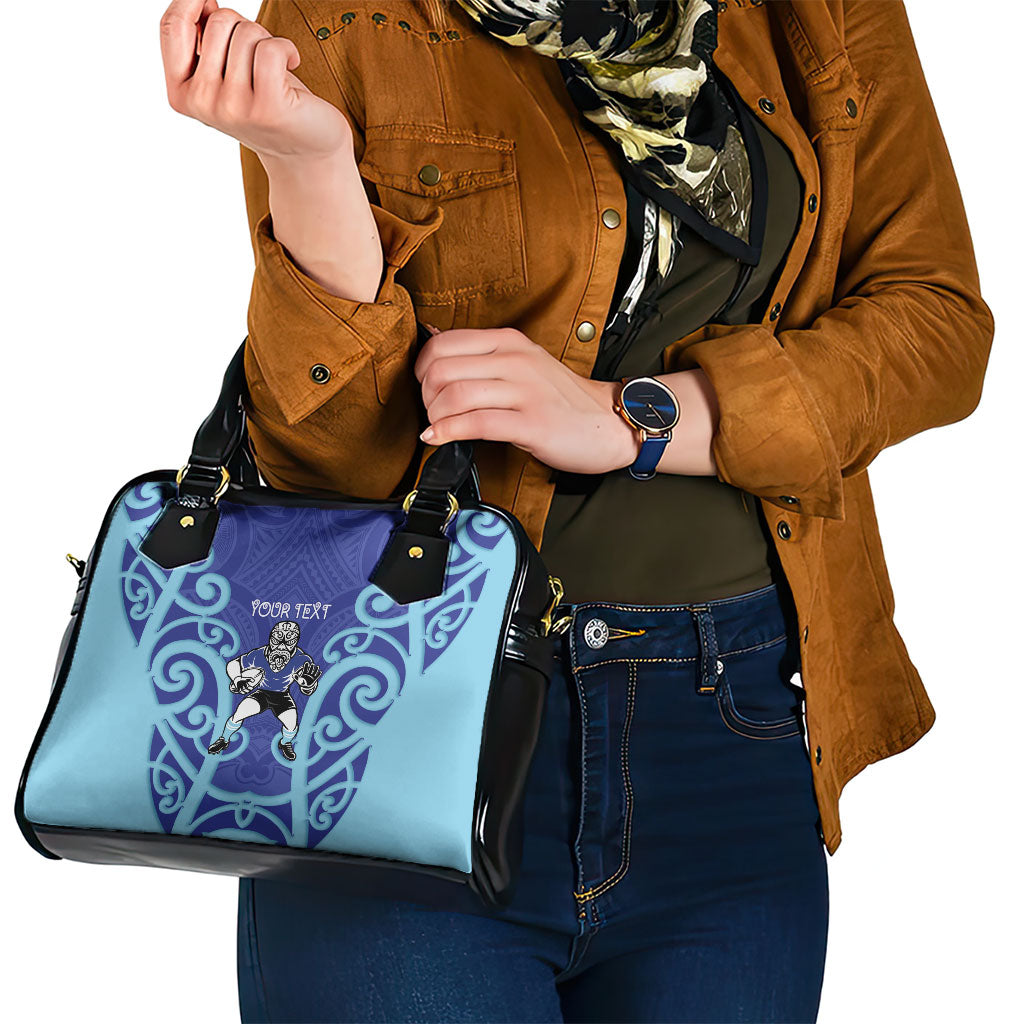 Northland Custom Rugby New Zealand Shoulder Handbag Aotearoa Maori Pukana Tiki Mascot