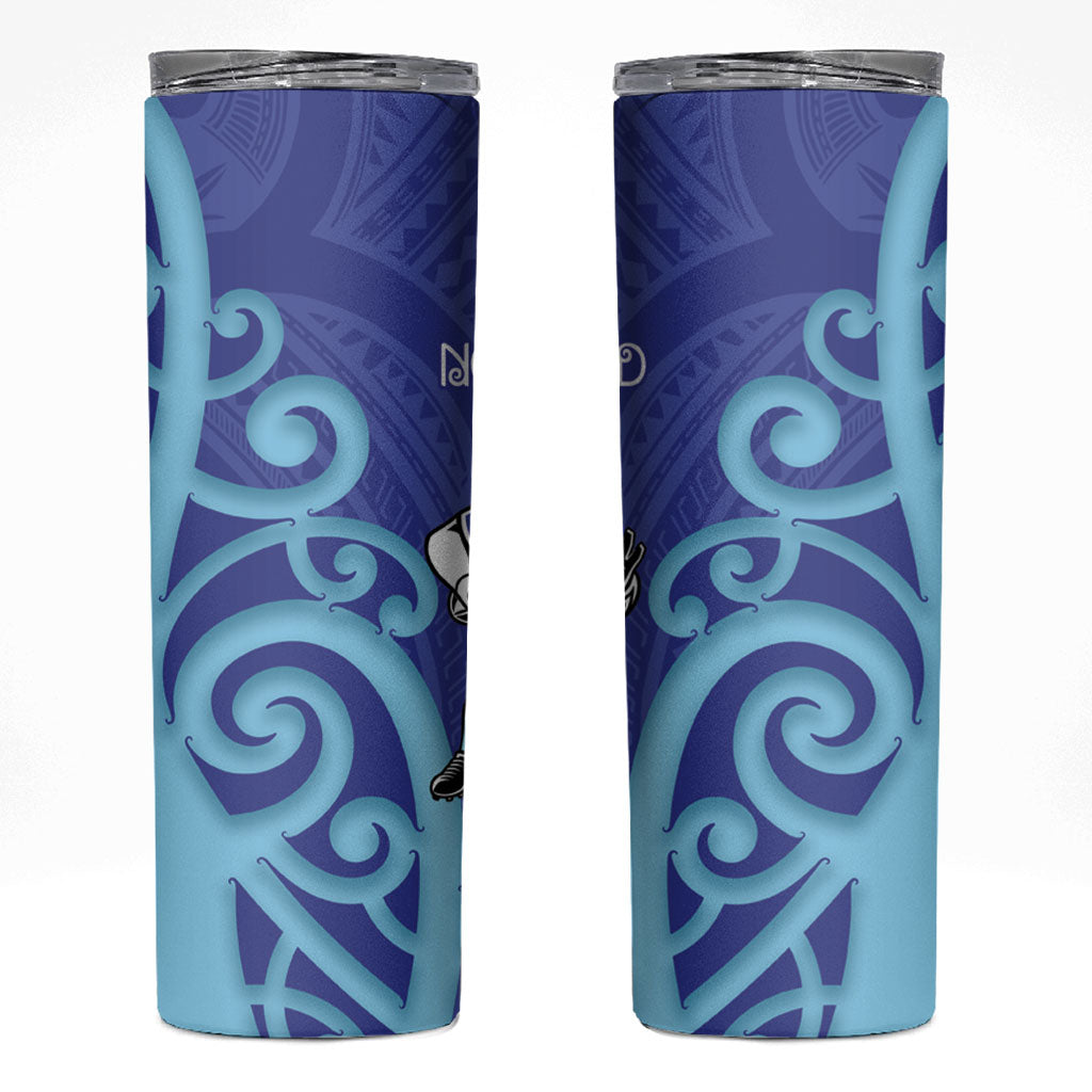 Northland Rugby New Zealand Skinny Tumbler Aotearoa Maori Pukana Tiki Mascot