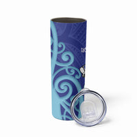 Northland Rugby New Zealand Skinny Tumbler Aotearoa Maori Pukana Tiki Mascot