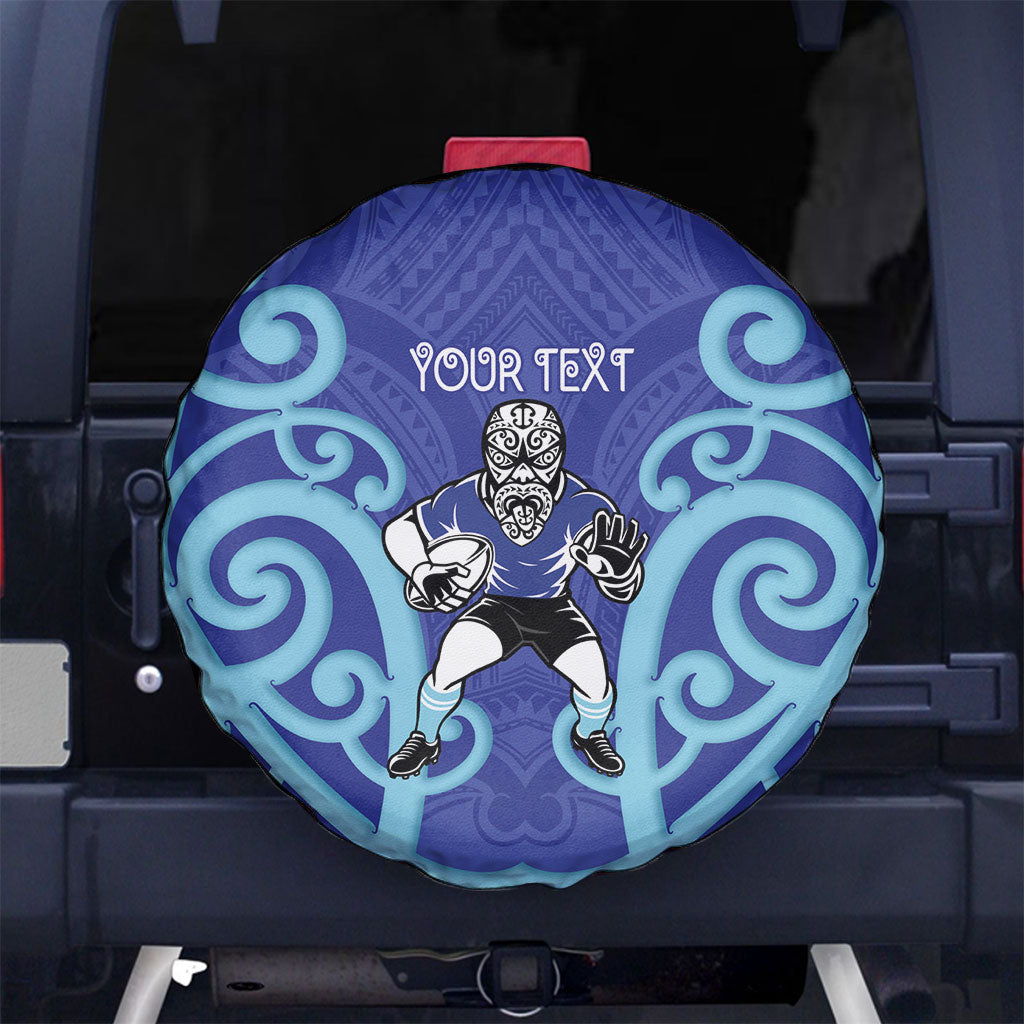 Northland Custom Rugby New Zealand Spare Tire Cover Aotearoa Maori Pukana Tiki Mascot