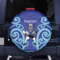 Northland Custom Rugby New Zealand Spare Tire Cover Aotearoa Maori Pukana Tiki Mascot