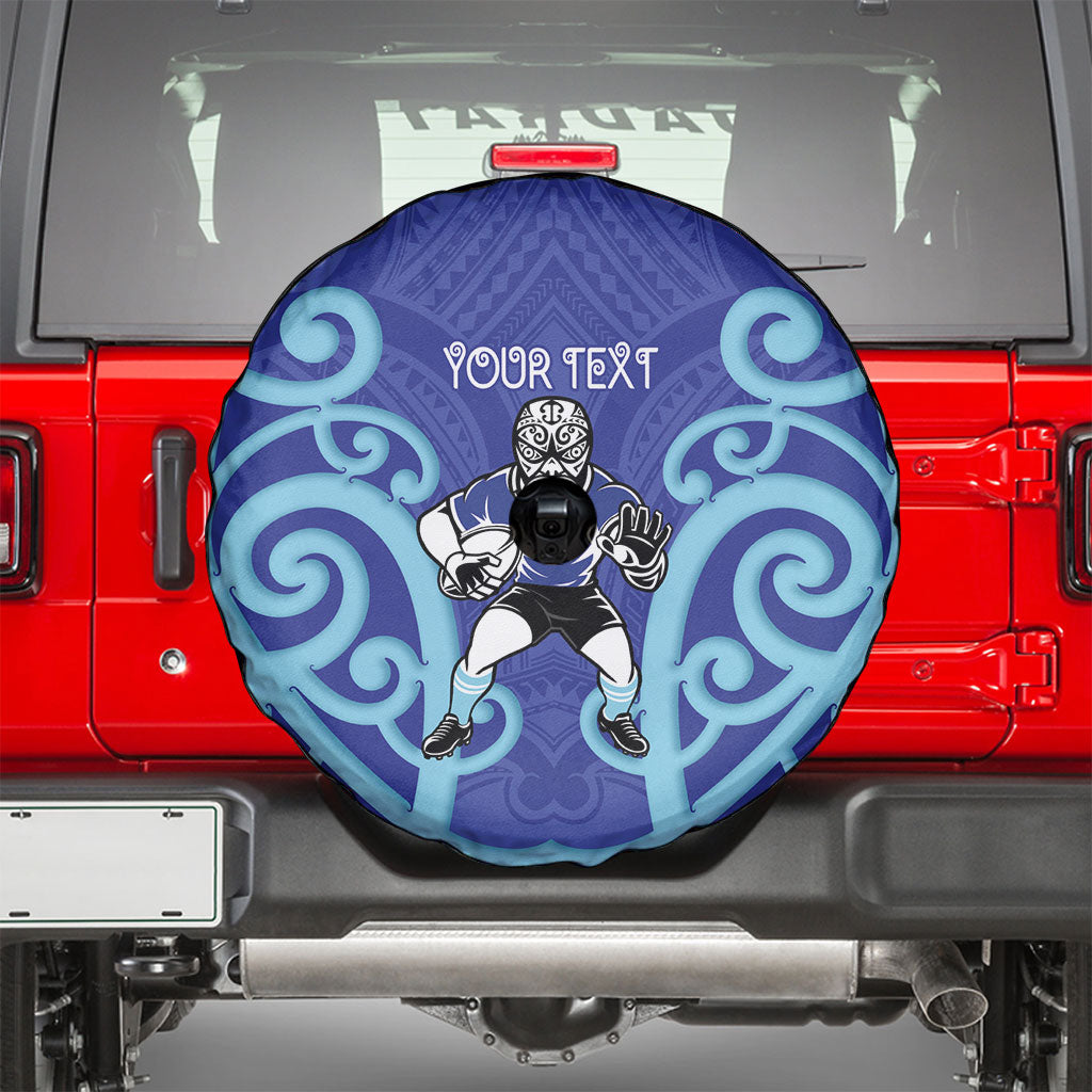 Northland Custom Rugby New Zealand Spare Tire Cover Aotearoa Maori Pukana Tiki Mascot