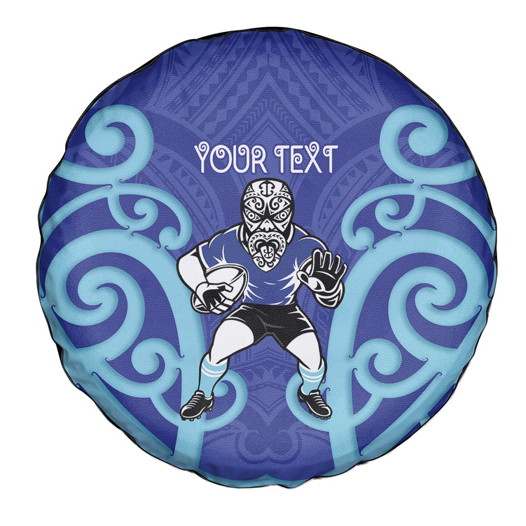 Northland Custom Rugby New Zealand Spare Tire Cover Aotearoa Maori Pukana Tiki Mascot