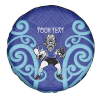 Northland Custom Rugby New Zealand Spare Tire Cover Aotearoa Maori Pukana Tiki Mascot