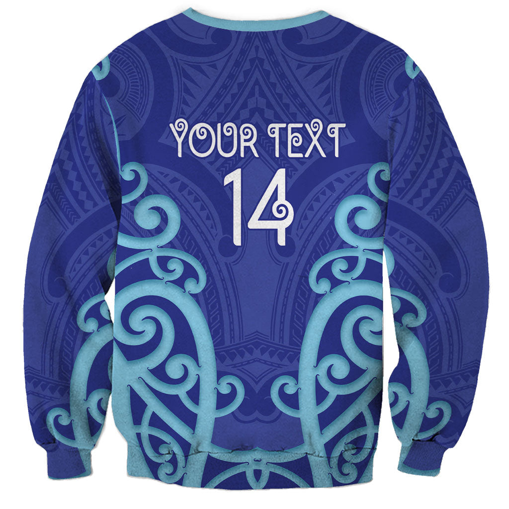 Northland Custom Rugby New Zealand Sweatshirt Aotearoa Maori Pukana Tiki Mascot