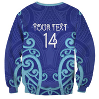 Northland Custom Rugby New Zealand Sweatshirt Aotearoa Maori Pukana Tiki Mascot