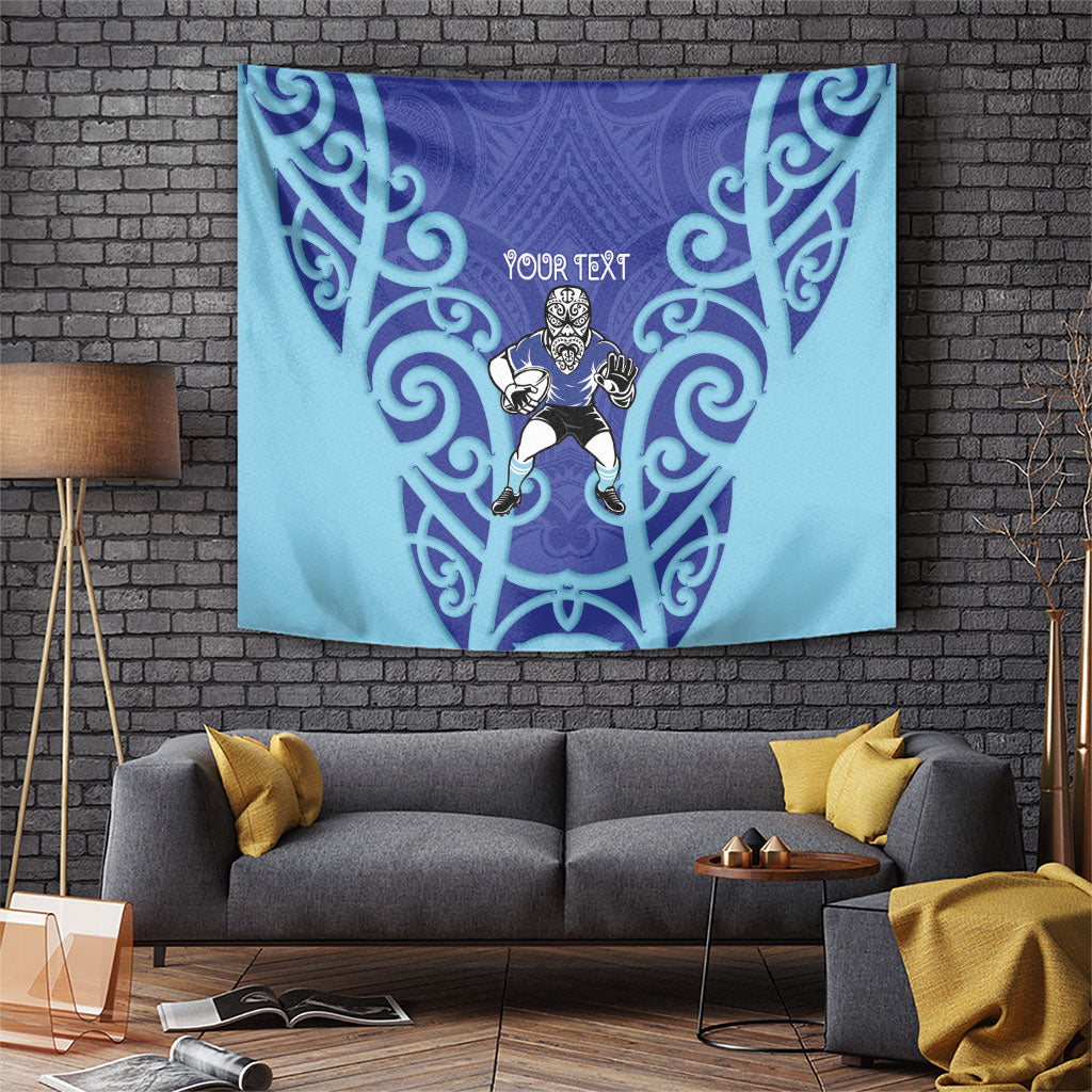 Northland Custom Rugby New Zealand Tapestry Aotearoa Maori Pukana Tiki Mascot