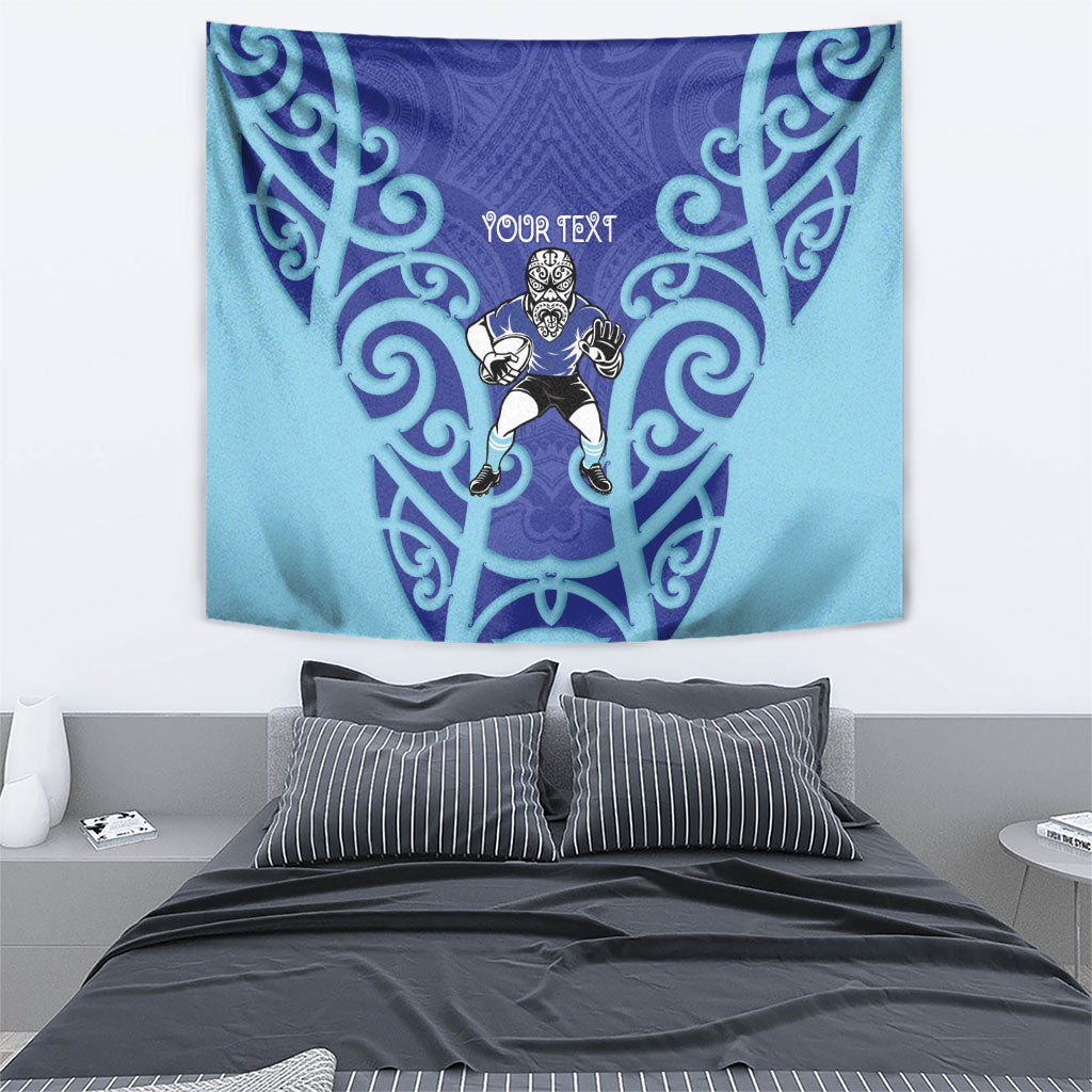 Northland Custom Rugby New Zealand Tapestry Aotearoa Maori Pukana Tiki Mascot