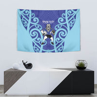 Northland Custom Rugby New Zealand Tapestry Aotearoa Maori Pukana Tiki Mascot