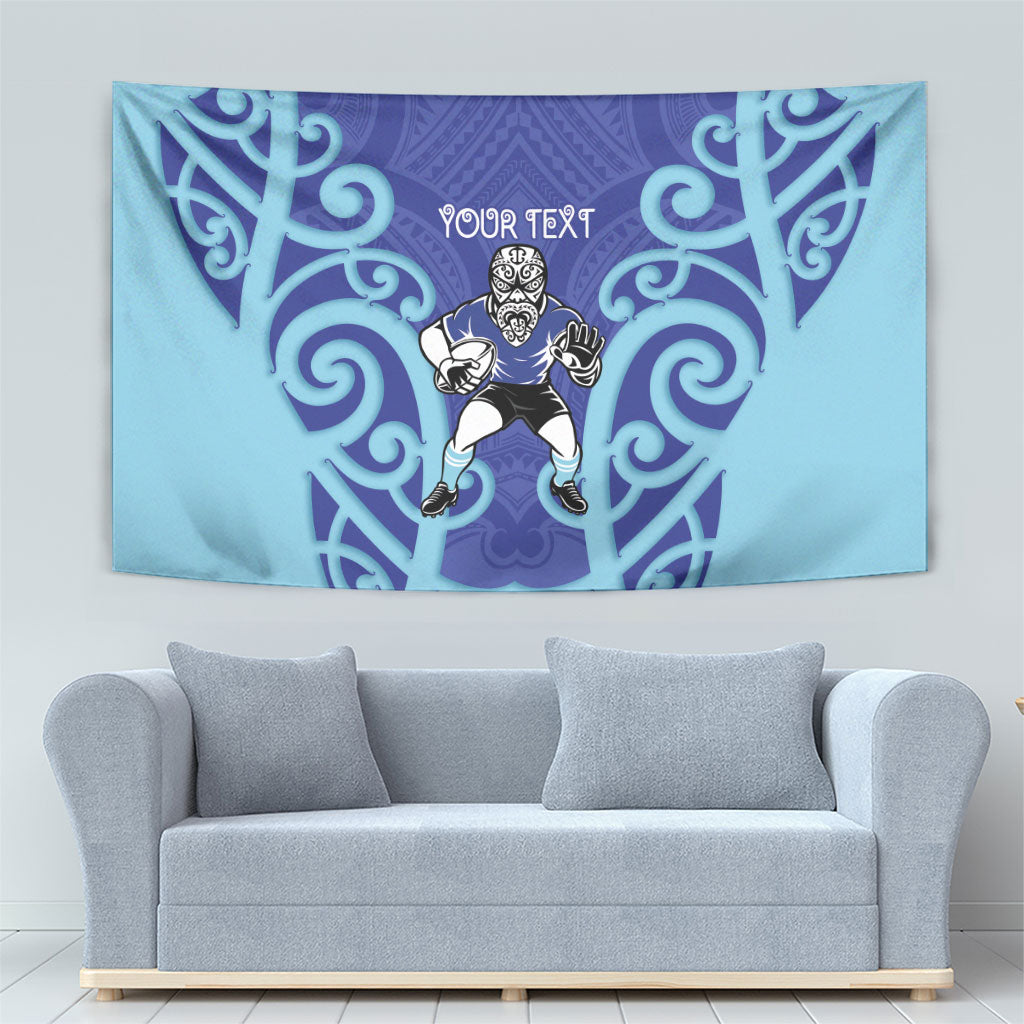 Northland Custom Rugby New Zealand Tapestry Aotearoa Maori Pukana Tiki Mascot