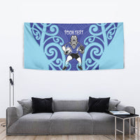 Northland Custom Rugby New Zealand Tapestry Aotearoa Maori Pukana Tiki Mascot