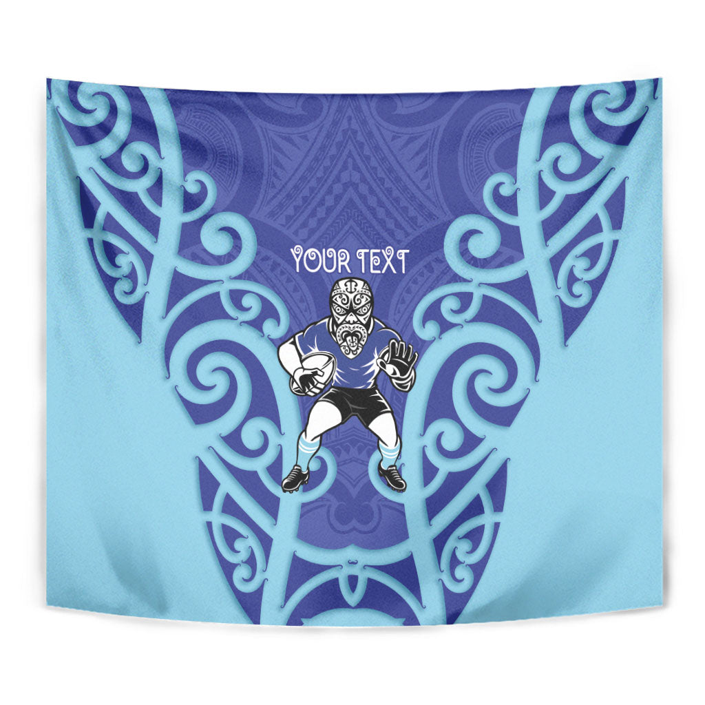 Northland Custom Rugby New Zealand Tapestry Aotearoa Maori Pukana Tiki Mascot