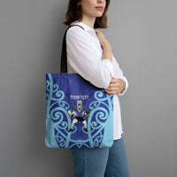 Northland Custom Rugby New Zealand Tote Bag Aotearoa Maori Pukana Tiki Mascot