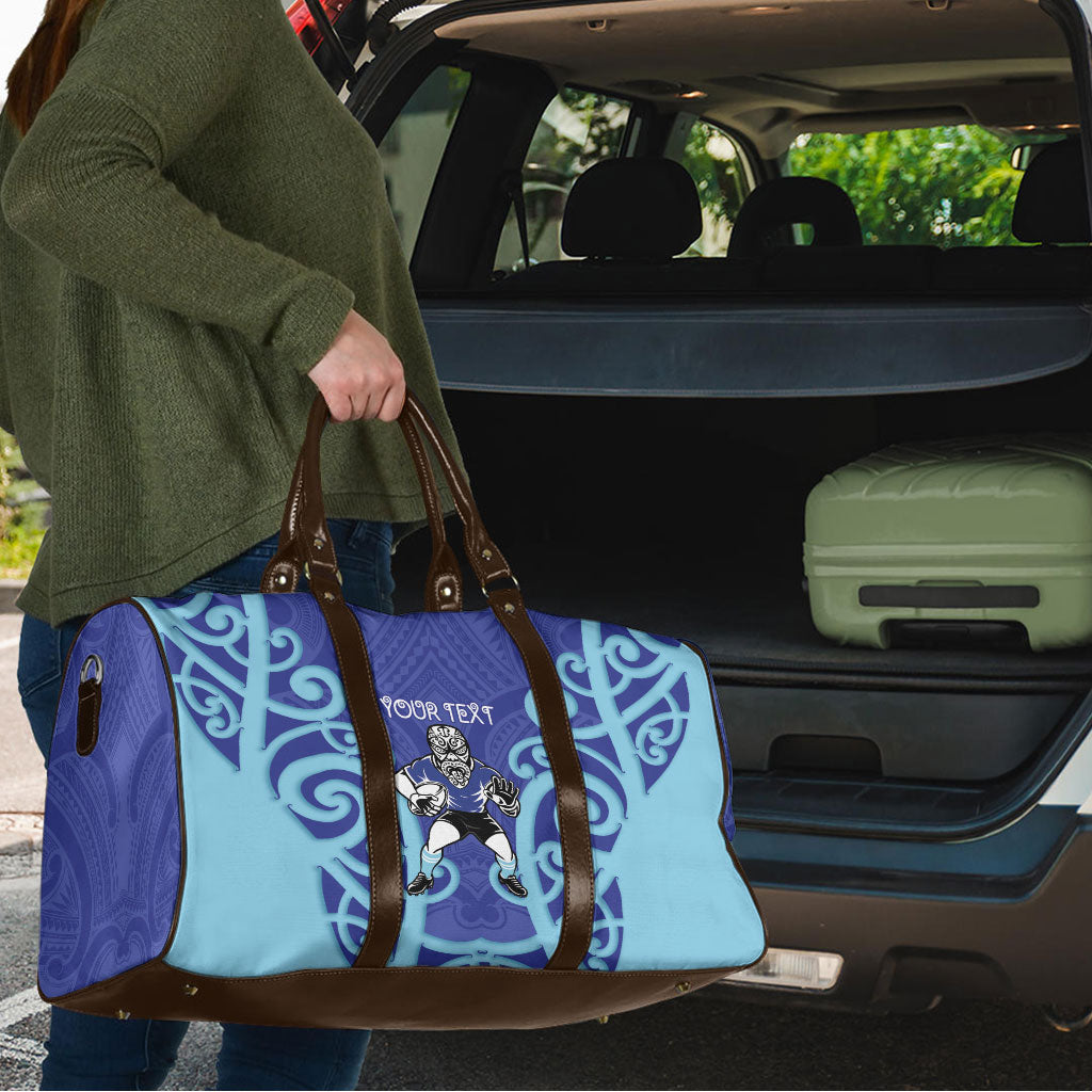 Northland Custom Rugby New Zealand Travel Bag Aotearoa Maori Pukana Tiki Mascot