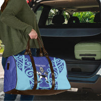 Northland Custom Rugby New Zealand Travel Bag Aotearoa Maori Pukana Tiki Mascot
