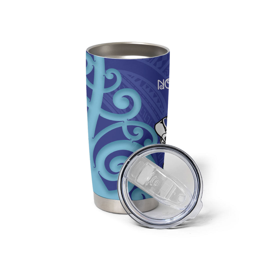 Northland Rugby New Zealand Tumbler Cup Aotearoa Maori Pukana Tiki Mascot