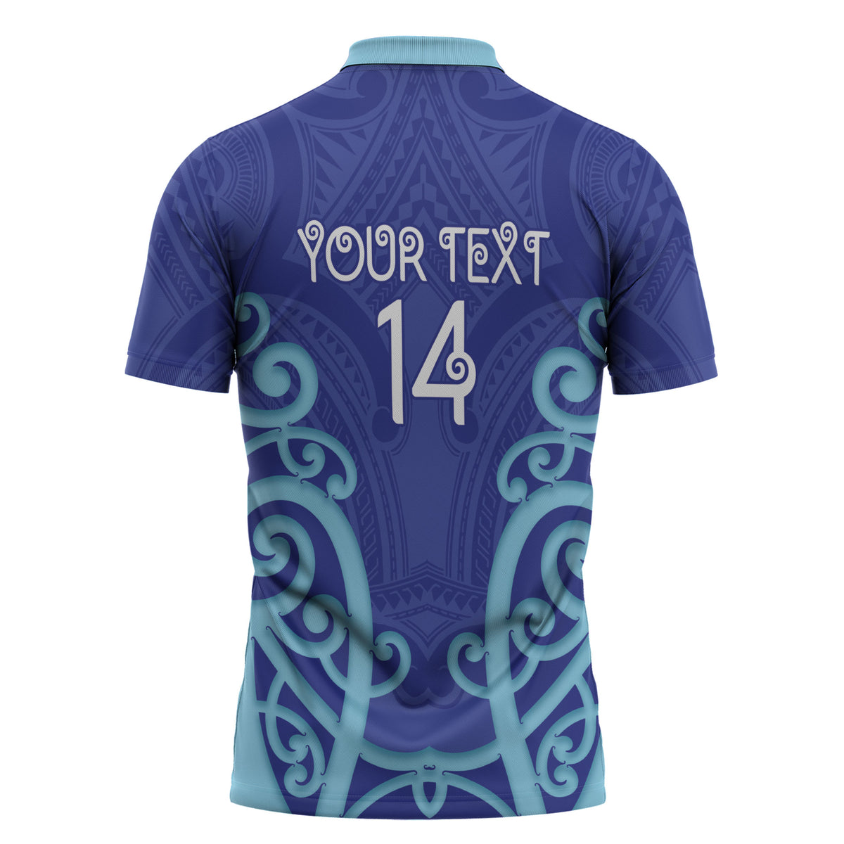 Northland Custom Rugby New Zealand Zipper Polo Shirt Aotearoa Maori Pukana Tiki Mascot